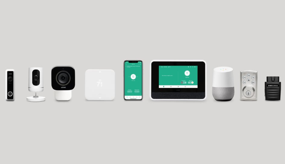 Vivint home security product line in Medford